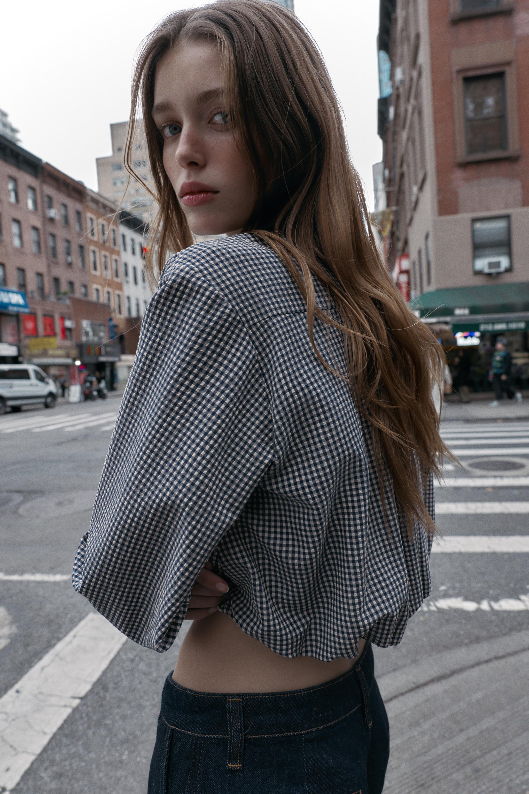 CHEMISE BOULE À CARREAUX VICHY